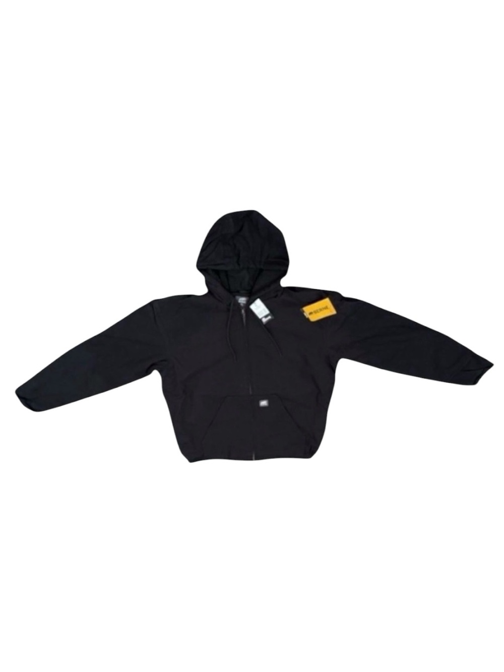 NWT Berne Apparel Heritage Canvas Hooded Work Jacket Black XL Tall XLT